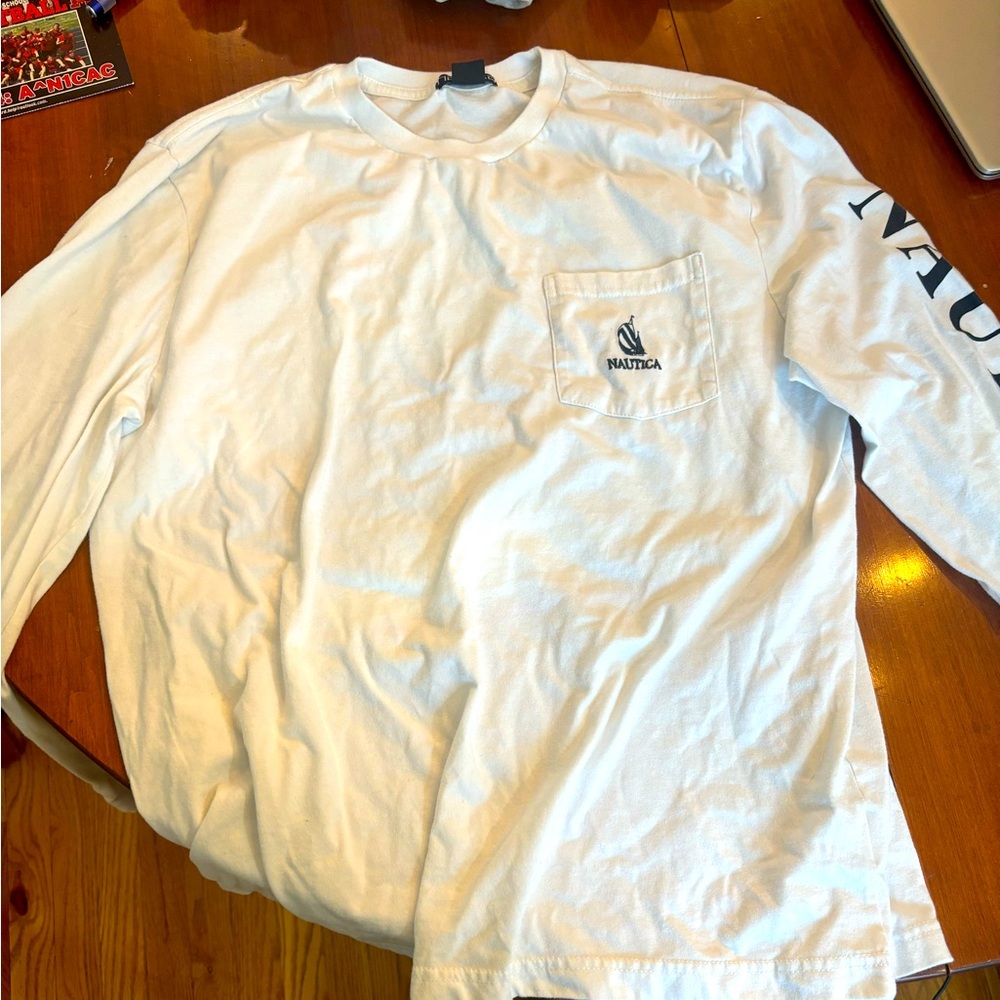 Nautica size L men’s long sleeve t shirt